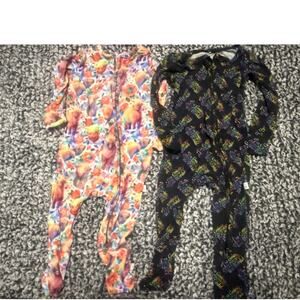 Ollie and Belle Two Piece Bamboo sleeper set. GUC. 12-18 mo